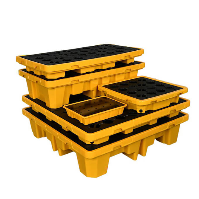 Spill-Proof Pallets