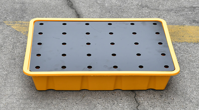 490mm plastic drum spill tray for laboratory containment